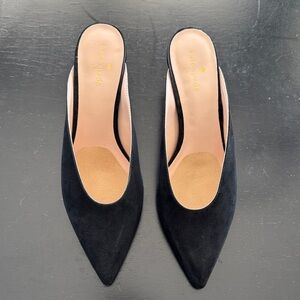 Kate Spade Elegant Black Pointed Mules